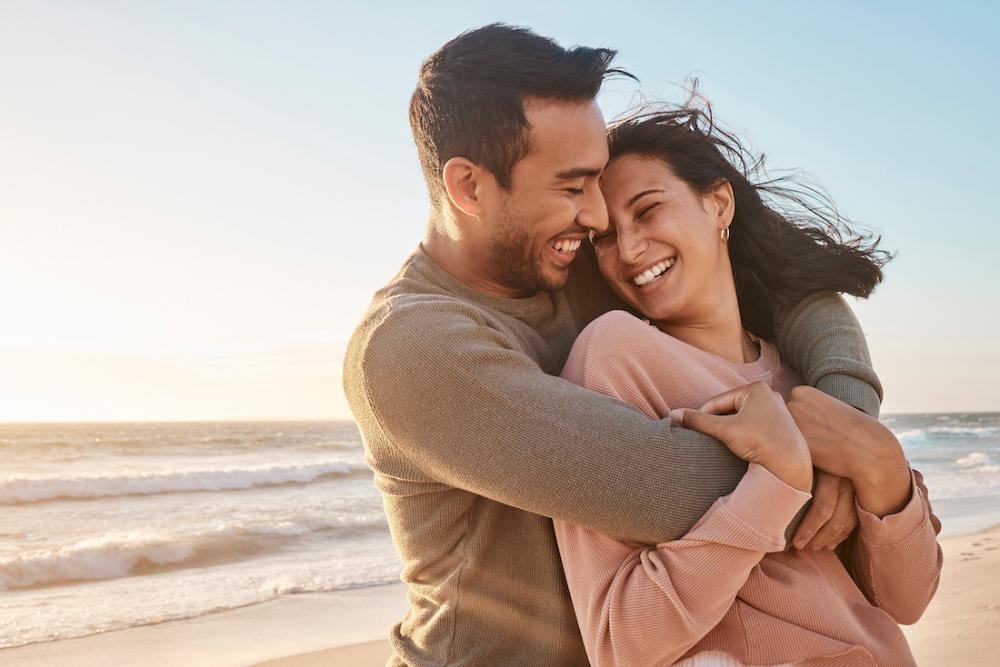 A happy couple with Cosmetic Dentistry in Annapolis, MD