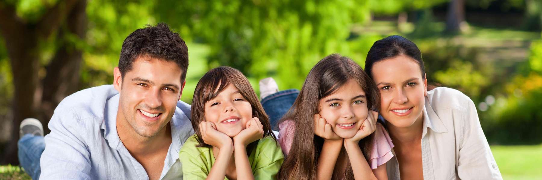 A family after dental session in Annapolis, MD.